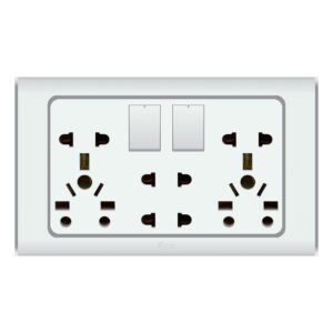 Paradise ECO Double Universal Socket available at Al Rehman Corporation – best electrical store in Islamabad