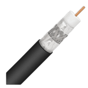 RG-6 1.0MM Black CU Clad Coil cable for TV, satellite, and CCTV installations – Al Rehman Corporation Islamabad