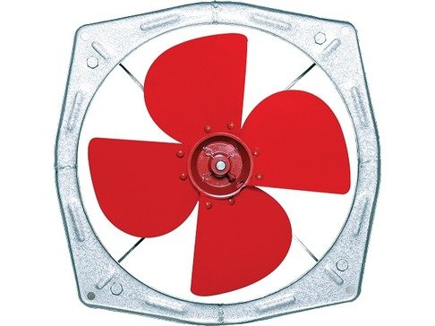 Exhaust Metal Square Pak Fans for kitchens, bathrooms, and commercial ventilation in Islamabad.