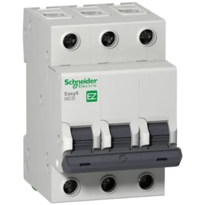Schneider Easy9 3 Pole MCB 6kA – Genuine Schneider Supplier Islamabad